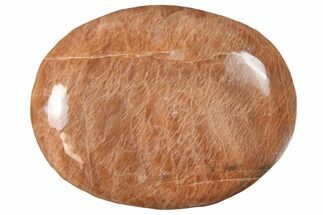 1.7" Polished Peach "Moonstone" Pocket Stone 
