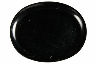 1.9" Polished Black Obsidian Worry Stones 