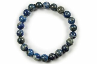 Lapis Lazuli Stone Bracelet - Elastic Band