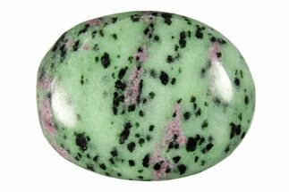 1.7" Polished Ruby Zoisite Pocket Stone