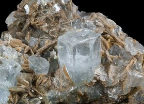 Aquamarine Crystals With Muscovite - Pakistan #34302