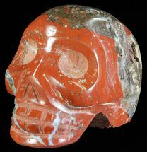 Polished, Red Jasper Skull #62623