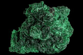 Vibrant Fibrous Malachite Cluster - Congo #81759