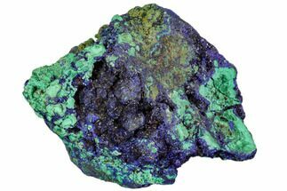 Azurite Crystals With Malachite - Laos #107202