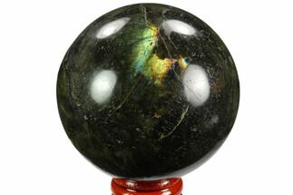 Polished Labradorite Sphere - Madagascar #126851