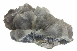 Blue, Cubic Fluorite Crystal Cluster - Balochistan, Pakistan #112101