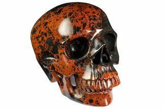 Realistic Polished Mahogany Obsidian Skull - Mexico #151216
