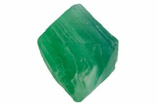 Green Banded Fluorite Octahedron - China #164592