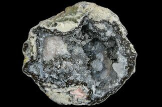 Las Choyas Coconut Geode Half with Calcite & Quartz - Mexico #165580