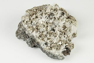 Quartz Crystals with Pyrite and Sphalerite - Peru #195825
