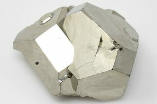 Shiny, Pyritohedral Pyrite Crystals - Peru #195692