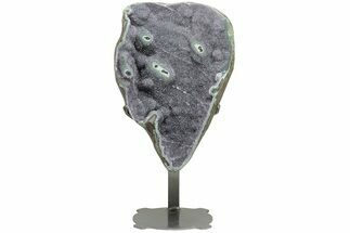 Gorgeous Amethyst Geode With Metal Stand #209228