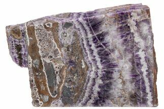 Polished Chevron Amethyst Stand-up - Morocco #210851