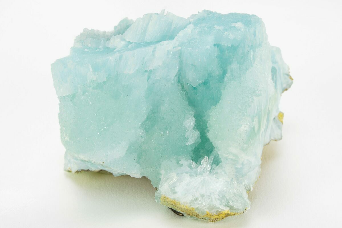 2 5 Blue Green Aragonite Aggregation Wenshan Mine China 218005