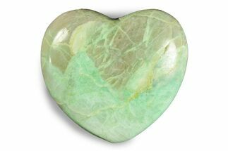 Polished Garnierite Heart - Madagascar #246672
