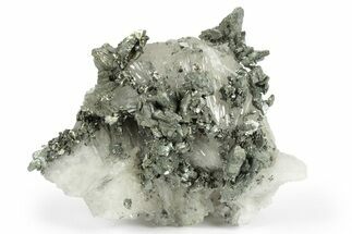 Lustrous Bladed Barite Crystal Cluster with Marcasite - Morocco #248086