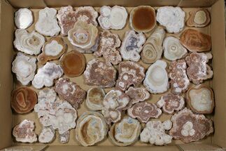 Clearance: Polished Aragonite Stalactite Slices & Sections - Pieces #255438