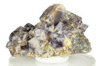 Deep Purple Fluorite Crystal Cluster - Qinglong Mine, China #255752