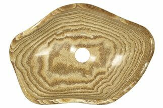 Polished Banded Onyx (Aragonite) Stone Vessel Sink - Morocco #257269
