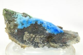 Vibrant Blue Cyanotrichite Crystal Aggregates - China #274146