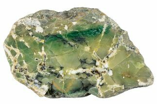 Polished Green-White Opal Slab - Western Australia #279730