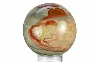Polished Polychrome Jasper Sphere - Madagascar #280481