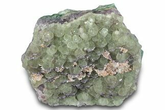Botryoidal Fluorite on Amethyst - Colorado #285053
