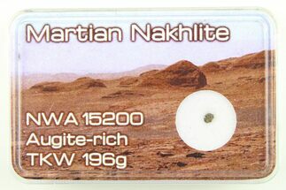 Martian Nakhlite Meteorite Fragment - NWA #285778