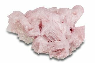 Pink Halite Crystal Cluster - Trona, California #286549