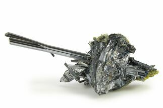 Very Lustrous Metallic Stibnite Crystals - Jiangxi, China #288671
