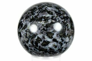 Polished, Indigo Gabbro Sphere - Madagascar #289867