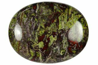 1.8" Polished Dragon's Blood Jasper Pocket Stone