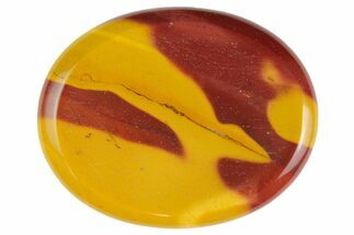 1.8" Polished Mookaite Jasper Worry Stone