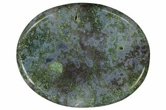 1.5" Moss Agate Worry Stones