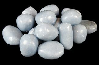Tumbled Angelite (Blue Anhydrite) - 1 to 1 1/2" Size