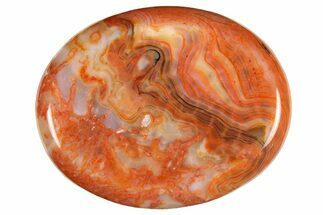 1.9" Polished Fire Agate Worry Stones