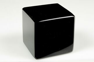 1.6" Polished Black Obsidian Cubes