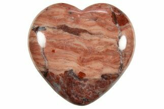 1.7" Polished Kona Dolomite Hearts - Michigan