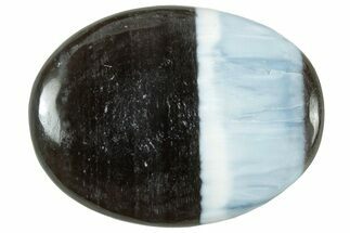 1.5" Polished Owyhee Blue Opal Worry Stones