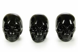 1.5" Polished Obsidian Skulls