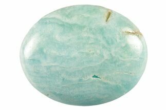 1.7" Polished Banded Blue Aragonite Pocket Stones