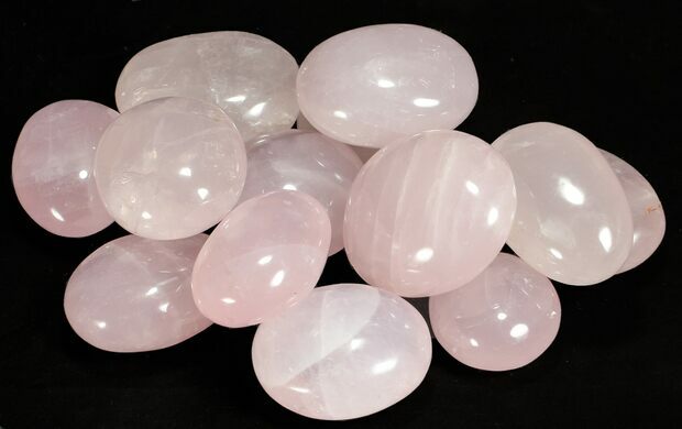 rose quartz polished stone