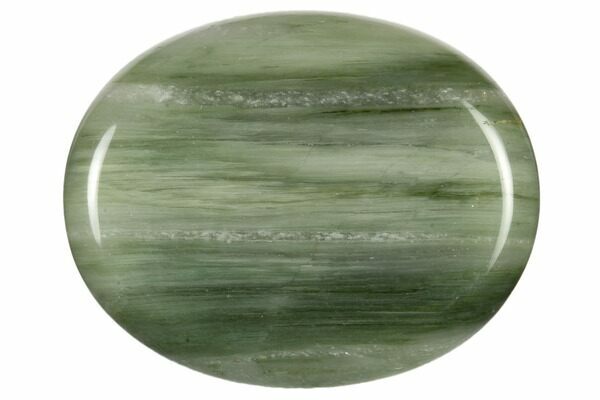 Green Hair Jasper Worry Stones