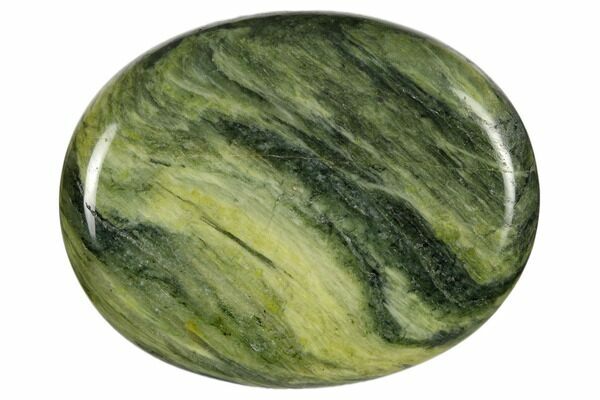 Green Hair Jasper Worry Stones