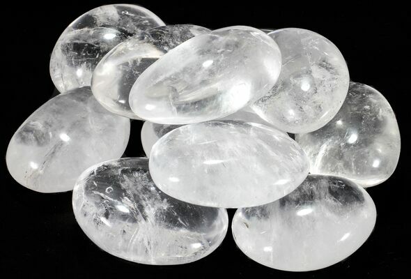 Polished Clear Quartz Pocket Stones For Sale