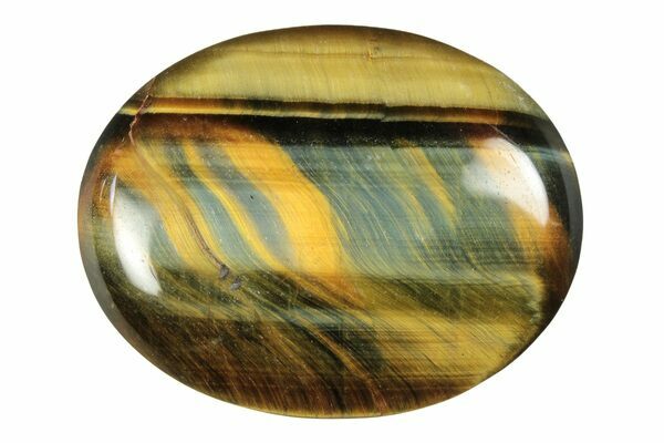 Blue Tiger Eye - Pocket Stone Blue Tiger Eye - Pocket Stone