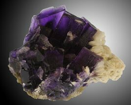 Gorgeous Cubic Fluorite on Bladed Barite - Cave-in-Rock, Illinois #32194