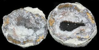 Las Choyas Geode With Druzy Quartz #33790