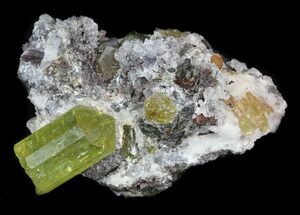 Nice Apatite Crystals In Matrix - Durango, Mexico #33848