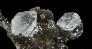 Herkimer Diamonds In Matrix - New York #34045